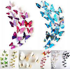 Swallowtail butterfly is a striking wall art based on the talented photography, artistic editing, and creative enhancements of emerging artist jimmy hoffman. 12pcs 3d Butterfly Wall Stickers Home Decor Sticker On The Art Wall Decal Mural For Creative Vintage Home Appliances Kids Rooms Wish