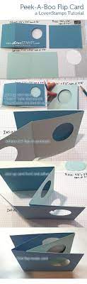 Maybe you would like to learn more about one of these? Wow Card How To Make A Peek A Boo Flip Card Lovenstamps Flip Cards Fun Fold Cards Card Making Tutorials