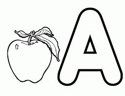 There are dozens of free pages and plenty of great tools, but if you are a coloring fanatic, you can subscribe to pigment's premium service for hundreds of illustrations, additional brushes, and new coloring books each week. Letter A And Apple Fruit Coloring Page Kids Colouring Pages Coloring Home