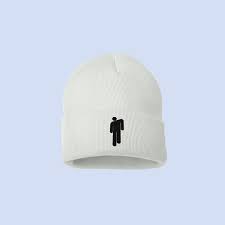 Billie Eilish Store Billie Eilish Official Store White Beanie Billie Eilish Billie Eilish Merch