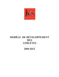 Le comité départemental du cher de tennis se met aux couleurs du. Modele De Developpement D Athlete Judo Quebec