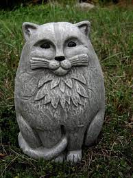 Cat Statue Large Concrete Garden Cats Cement Cat Figure Garden Decor Concrete Cat Statues Cement Statues Concrete Garden Statues Cats Cat Statue Small Sculptures Statue