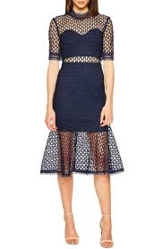 Free Shipping And Returns On Bardot Fiona Mesh Lace Trumpet Dress At Nordstrom Com Not For The Shy This Mesh Like Fashion Clothes Women Trumpet Dress Dresses