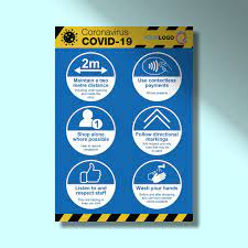 Your phone will take note of contact you've had with other users by securely. Coronavirus Covid 19 Site Safety Printed Posters