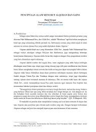 We did not find results for: Penciptaan Alam Menurut Alquran Dan Sain 1