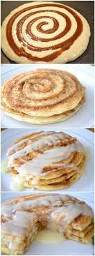 Toptenlook Cinnamon Roll Pancakes Cinnamon Roll Pancakes Food Recipes