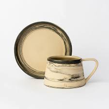 Masuma Ceramics Midnight Turk Kahvesi Bardak Amp Altlik Takimi In 2020 Coffee Cup Design Turkish Coffee Cups Cup Design