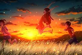 Download animated wallpaper, share & use by youself. Firefly Summer Beautiful Anime Wallpaper 1 1920x1080 Relaxing Music Sleep Anime Scenery Anime Summer
