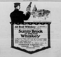 Sunny Brook Whiskey West Front Capital Building Washington D C The Tonopah Daily Bonanza November 9 1907 Tonopah Nevada Newspapers