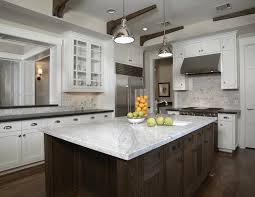The carrara white marble bullnose in 4 x 12 is the perfect accent to your next design project!add interest to your decorative design with an elaborate or simple bord. White Carrara Marble Countertop Transitional Kitchen Ashley Goforth Design