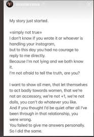 Getty/instagram the former girlfriend of alexander zverev has given birth to the german tennis star's baby. Alexander Zverev Ex Girlfriend Olga Sharypova Responds With Details On Abuse As Istandwitholya Catches Pace Firstsportz