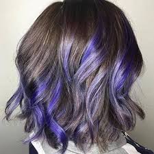 40 Photos That Will Make You Want Purple Highlights Now Purple Hair Highlights Purple Highlights Blonde Hair Purple Highlights Brown Hair