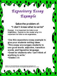 Analytical exposition is a kind of text that belongs to the type of argumentation text where the text contains detailed author's thinking example of this analytical exposition: Expository Essay Example Why Should Kids Eat Vegetables By Ms To Do List