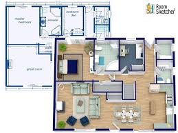 Draw A Floor Plan From A Blueprint Floor Plans Create House Plans Create Floor Plan