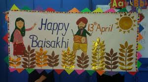 Happy Baisakhi School Board Decoration Bulletin Board