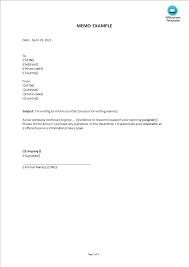 Writing the body of a memo is fairly simple. Kostenloses Memo Example