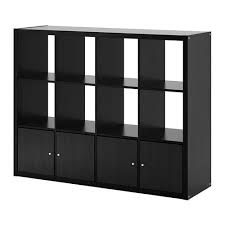 Kallax Regal Mit 4 Einsatzen Schwarzbraun Ikea Deutschland Kallax Shelf Unit Ikea Kallax Shelving Ikea Kallax Shelf