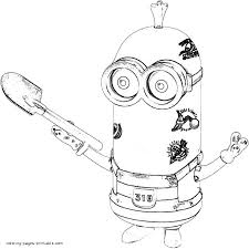 Free minions coloring pages coloring pages to print and download. Minion Coloring Page Coloring Pages Printable Com