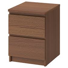 Quickly find ash veneer bedroom furniture in our online directory! Malm Brown Stained Ash Veneer Chest Of 2 Drawers 40x55 Cm Ikea