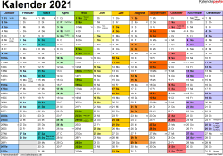 Apa maasih menguntungkan menjadikan kalender meja 2021 ini sebagai alat marketing? Kalender 2021 Zum Ausdrucken Als Pdf 19 Vorlagen Kostenlos