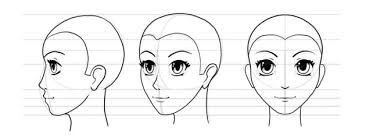 How to draw front/side/profile face from 3 different angles in anime manga with mikeymegamega. How To Draw Anime Heads And Faces