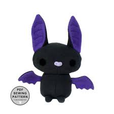 Bat Plush Toy Sewing Pattern Pdf Etsy Stuffed Animal Patterns Plushie Patterns Sewing Stuffed Animals