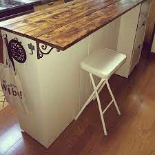 机を簡単にdiyできる 棚の上に板をのせるアイデア10選 カウンターキッチン diy カラーボックス インテリア 収納 キッチンカウンター おしゃれ