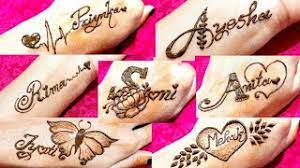 A से z नाम की बहुत ही . Best Of Mehndi Design Name Art Free Watch Download Todaypk