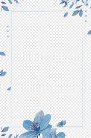 Description vector flower frame decorated with petunia flowers. Blue Hand Painted Blue Clear Borders Blue Floral Digital Design Frame Watercolor Painting Border Png Pngegg