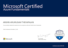 This process always goes through a verification process to know whether the satisfying data. How I Passed The Microsoft Azure Fundamentals Certification In 5 Days By Arunn Thevapalan Towards Data Science