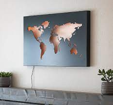 Scopri ricette, idee per la casa, consigli di stile e altre idee da provare. Skyline Wanddeko Edelstahl Weltkarte Wandbild Silhouette Bild Led Beleuchtet Ebay