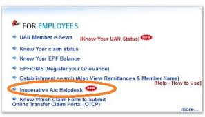 And do take note of their operation hour which is monday to friday. Inoperative Epf Account Trace Track Epfo Online Portal