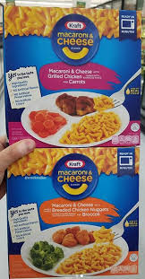 Kraft Macaroni Cheese Frozen Dinners Grilled Chicken And Breaded Chicken Nuggets Frozen Meals Macaroni Cheese Breaded Chicken