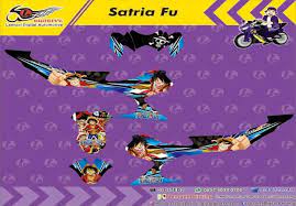 Klo penasarn silahkan di coba download aja. Custom Decal Vinyl Striping Motor Full Body Motor Satria Fu Thema One Piece By Digitive Vinyl Pertahanan Kreatif
