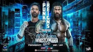 World Heavyweight Champion CM Punk battles Roman Reigns at WrestleMania Sunday