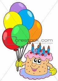 Birthday Cake With Balloons Drawing Birthday Drawings Birthday Cake With Balloons Vector Illustration Keywords Birthday With Images Birthday Cake With Photo Balloon Birthday Cakes Birthday Balloons