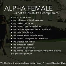 What is an alpha female characteristics. Alpha Female Problems