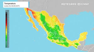 Inestabilidad con tormentas volverán a generarse hoy domingo en México, además de calor y bochorno superando los 40 °C