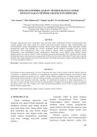 Maybe you would like to learn more about one of these? Pdf 8 Strategi Pembelajaran Pemrograman Linier