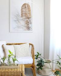 as promised here s the new 49 rattan shade floor lamp from kmartaus it s a lovely piece for the price and is nice rattan floor lamp rattan lamp home decor