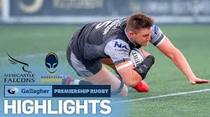 Newcastle falcon's adam radwan during the gallagher premiership match at kingston park, newcastle on september 2, 2018. Newcastle V Worcester Highlights Adam Radwan Runs Wild Gallagher Premiership 2020 21 Youtube