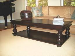 Coffee table project instruction article overview: Turned Leg Coffee Table Mediterranean Living Room Los Angeles By Upstairs Downstairs Furniture Houzz