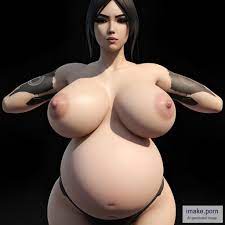 iMake.porn - Huge pregnant huge tits Pregnant big belly black...