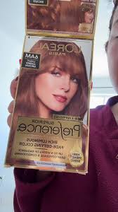 Mi nuevo cambio de look, no fue drastico porque tengo miedo a quedarme  pelona jajaja #cambiodelook #colordepelo #dyedhair #boxhairdye #amber  #amberbrown #loreal #cambiodecolor #cobriza