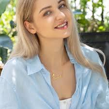 Personalized Name Necklace With Cowboy Hat, Custom Name Pendant,  Personalized Pendant, Western Fashion, Gift for Her, Cowboy Hat Necklace