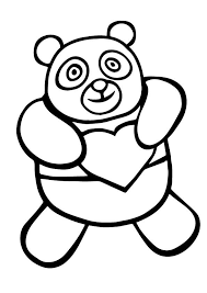 Print Coloring Image Momjunction Panda Coloring Pages Bear Coloring Pages Love Coloring Pages