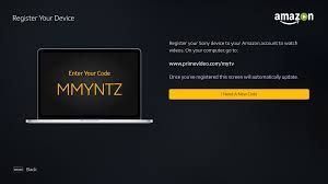 How To Register Amazon Prime Video Service To Your Android Tv Sony Au