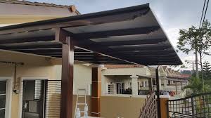 Selain pintu, beranda menjadi bagian penting. Awning Pagola Aluminium Grill Rumah Gate Awning Puchong Facebook