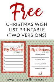 (do not select shrink to fit or any other setting that will change the size of the. Christmas Wish List Template Free Printable Las Vegas Fit Mom