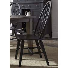 Liberty Furniture Hearthstone Windsor Back Dining Side Chair In Black Walmart Com Walmart Com